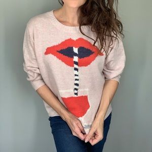 Like New XS Wildfox Wino Wine Lover Sweater